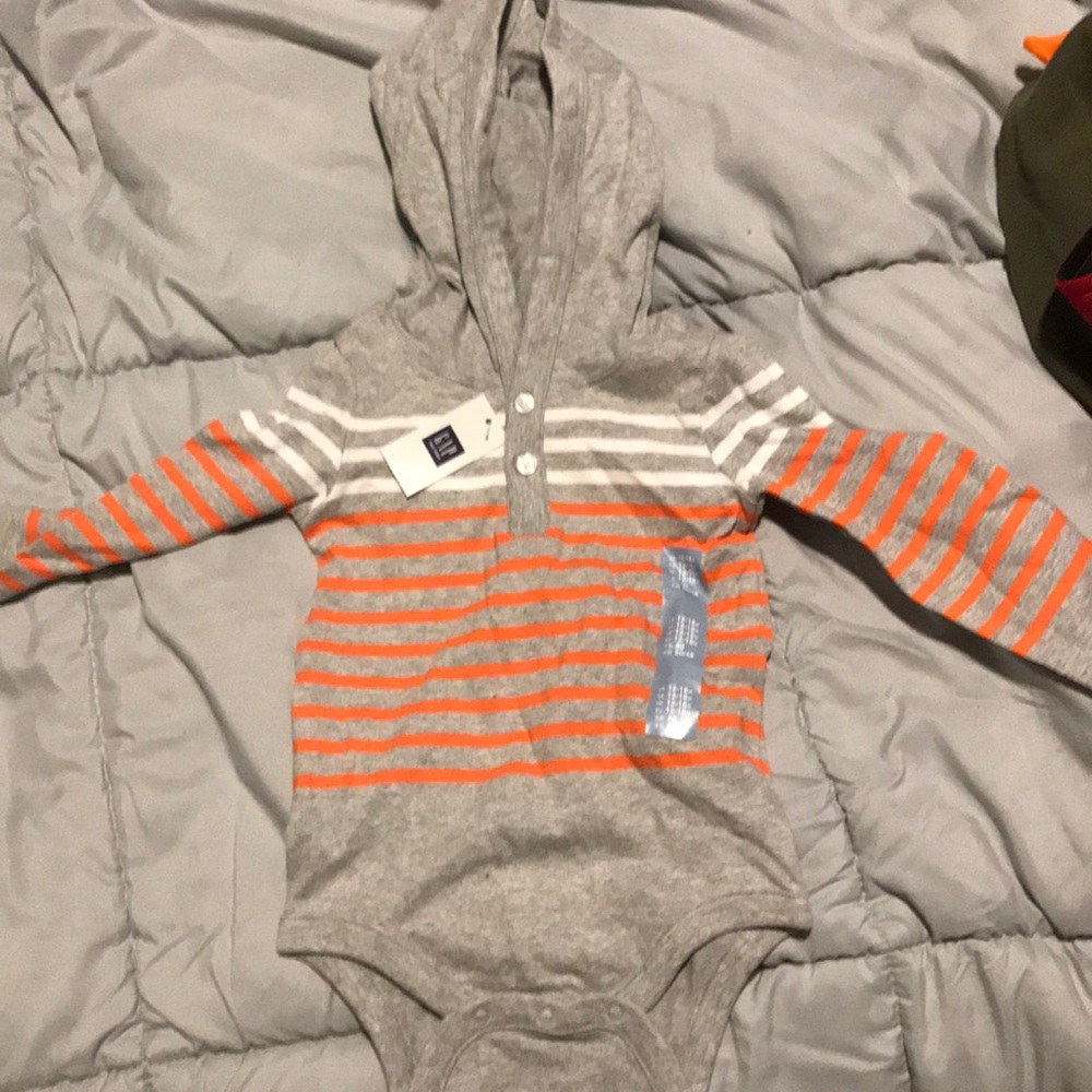 Long sleeve onesie with hood